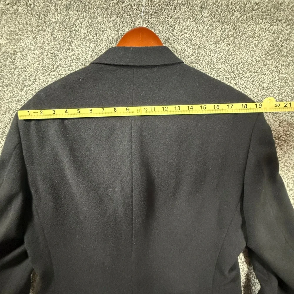 Bill Blass Mens 44L Black 100% Camel Hair Sport Coat Blazer B1002 Grand Luxe